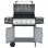 VidaXL Barbacoa de Gas 4+1 Fogones Negra/Plata