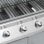 VidaXL Barbacoa de Gas 4+1 Fogones Plata