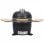 VidaXL Kamado Barbacoa con Ahumador 44cm Negra