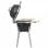 VidaXL Kamado Barbacoa con Ahumador 81cm Negra