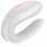 Satisfyer Double Joy Vibrador para Parejas Blanco/Oro Rosa