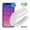 Satisfyer Double Joy Vibrador para Parejas Blanco/Oro Rosa