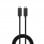 Ewent Schnellladekabel USB-C PD 60W 1m Schwarz