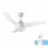 Ventoinha de Teto com Luz Universal Blue Mistral 3042 60W 106cm 3 Velocidades Comando