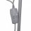 VidaXL Lampadaire E27 Acier inoxydable