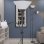 VidaXL Lampadaire E27 Double Ampoule Noire