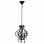 Lampada a sospensione VidaXL con perline E14 32 cm Nera