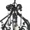 Lampada a sospensione VidaXL con perline E14 32 cm Nera