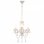 VidaXL Lampadario con Perle Tonde 3xE14 Argento