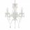 VidaXL Lampadario con Perle Tonde 3xE14 Argento