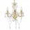 VidaXL Lampadario con Perle Tonde 3xE14 Dorato