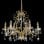 VidaXL Lustre avec Perles de Verre Rondes 6xE14 Doré