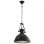 VidaXL Lámpara Colgante Redonda 40cm E27 Negra