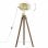 vidaXL Lampadaire avec trépied 97 cm Or