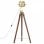 vidaXL Lampadaire avec trépied 97 cm Or