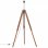 VidaXL Lampadaire Trépied 141cm Blanc