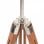 VidaXL Lampadaire Trépied 141cm Blanc