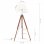 VidaXL Lampadaire Trépied 141cm Blanc