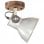 VidaXL Pack de 2 Spots Muraux Industriels E27 Argent