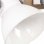 VidaXL Applique Industrielle E27 45x25cm Blanc