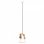 VidaXL Suspension Industrielle Ronde E27 19cm Blanc