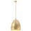 VidaXL Suspension Industrielle Ronde E27 42cm Laiton