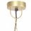 VidaXL Suspension Industrielle Ronde E27 42cm Laiton