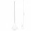 VidaXL Lámpara Colgante Redonda Blanca E27 28.5cm