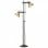VidaXL Lampadaire 2xE27 Laiton/Fonte