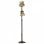 VidaXL Lampadaire 2xE27 Laiton/Fonte