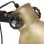 VidaXL Lampadaire 2xE27 Laiton/Fonte