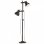 VidaXL Lampadaire 2xE27 Noir/Fonte