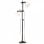 VidaXL Lampadaire 2xE27 Blanc/Fonte