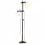 VidaXL Lampadaire 2xE27 Blanc/Fonte
