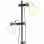 VidaXL Lampadaire 2xE27 Blanc/Fonte