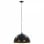 VidaXL Confezione da 2 Lampade a Sospensione Emisferiche E27 40 cm Nero/Oro