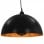 VidaXL Confezione da 2 Lampade a Sospensione Emisferiche E27 40 cm Nero/Oro