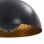 VidaXL Confezione da 2 Lampade a Sospensione Emisferiche E27 40 cm Nero/Oro