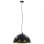 VidaXL Pack de 2 Lampes à Suspension Semi-sphérique E27 50cm Noir/Or