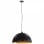 VidaXL Pack de 2 Lampes à Suspension Semi-sphérique E27 50cm Noir/Or