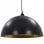VidaXL Pack de 2 Lampes à Suspension Semi-sphérique E27 50cm Noir/Or