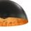 VidaXL Pack de 2 Lampes à Suspension Semi-sphérique E27 50cm Noir/Or
