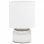 VidaXL Confezione da 2 Lampade da Tavolo Touch E14 Bianco/Argento