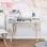 Homcom Mesa de Escritorio Infantil 100x48x76.5cm Tricolor