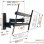 Vogels WALL 3450 Soporte para TV 55"-100" VESA 800x450 Máx 55Kg