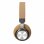 Mobile Tech Auriculares Retro Estéreo Inalámbricos Marrones