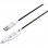 Raptor CC200 Cable USB 2.0 a USB-C/Micro USB 2.75m Blanco
