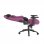 Newskill Neith Silla Gaming Polipiel Negra/Púrpura