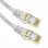 BeMatik Cable de Red SFTP RJ45 Cat.7 50cm Blanco
