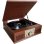 Platenspeler Sunstech PXR32 4 W RMS Bluetooth USB/SD direct drive FM hout